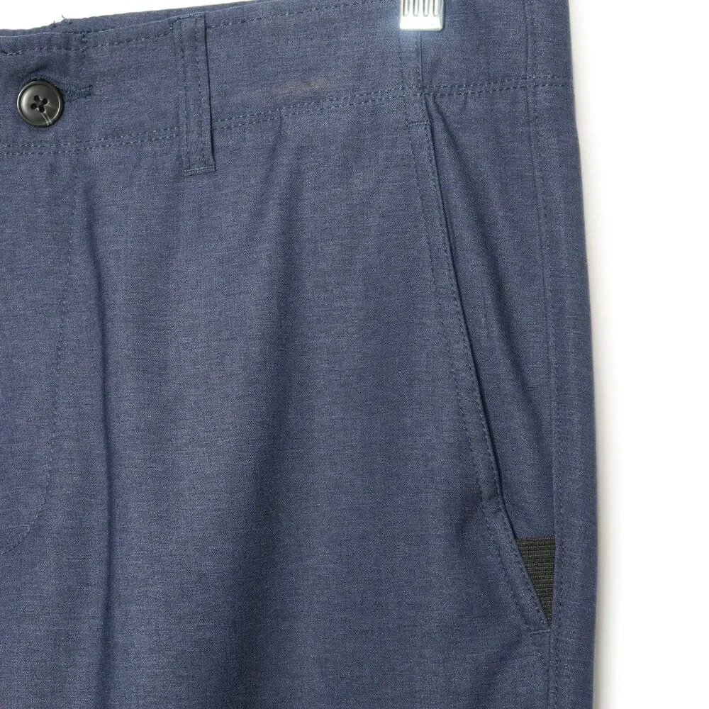 Haggar Mens H26 Pants Size‎ 33x32 Blue Active Stretch Active Fit
